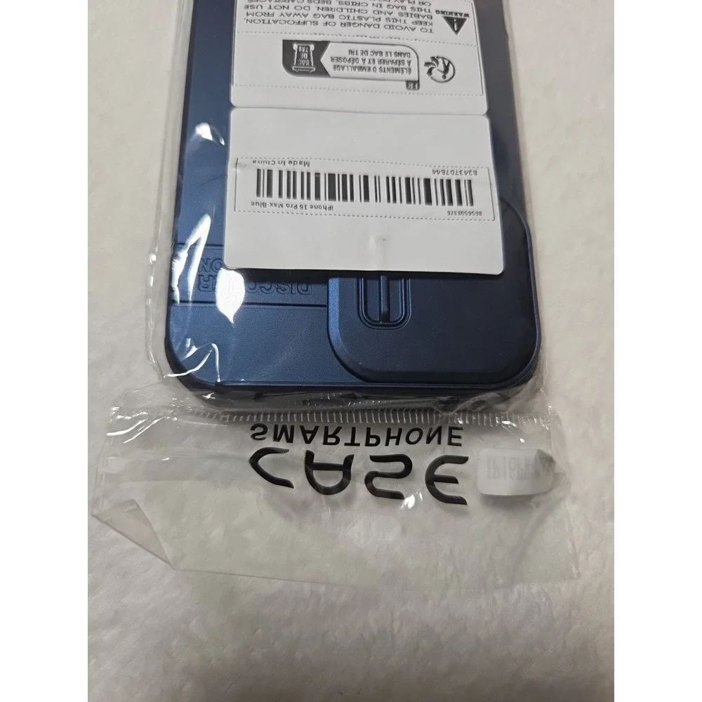 Shockproof Slim Blue Case for iPhone 16 Pro Max – Durable Protective Cover